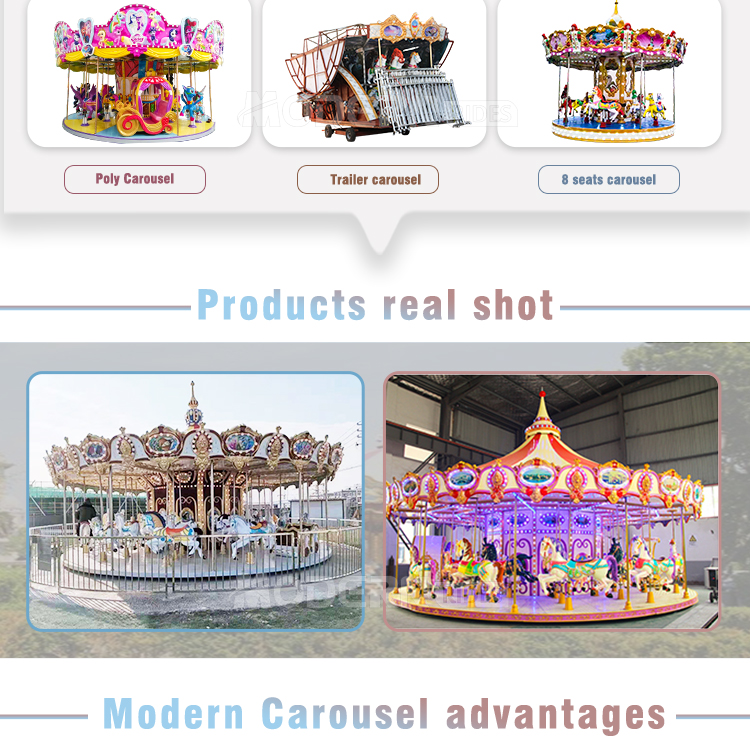 36 Seats Luxurious Carousel Horse CS36A03